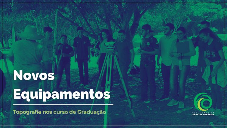 Novos Equipamentos Técnicos para os Cursos de Graduação da FCA